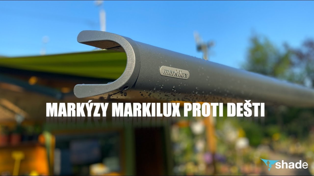 Video: markýza Markilux v dešti